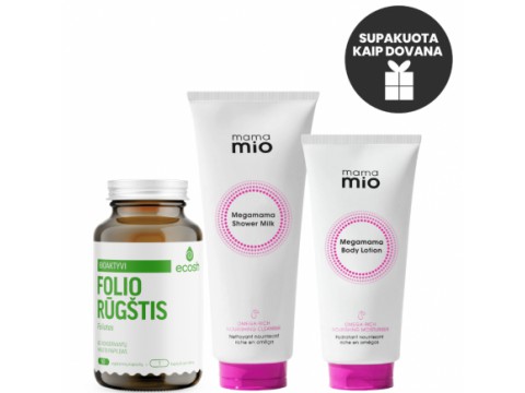 Mama Mio antro nėštumo trimestro odos priežiūros priemonių rinkinys moterims